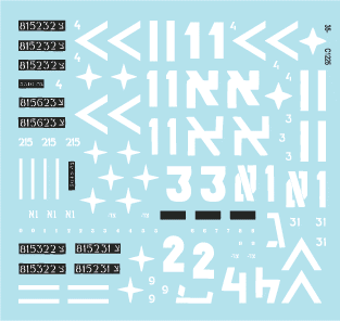 Star Decals 35-C1225 Israeli AFVs 8 1/35 – Bild 3