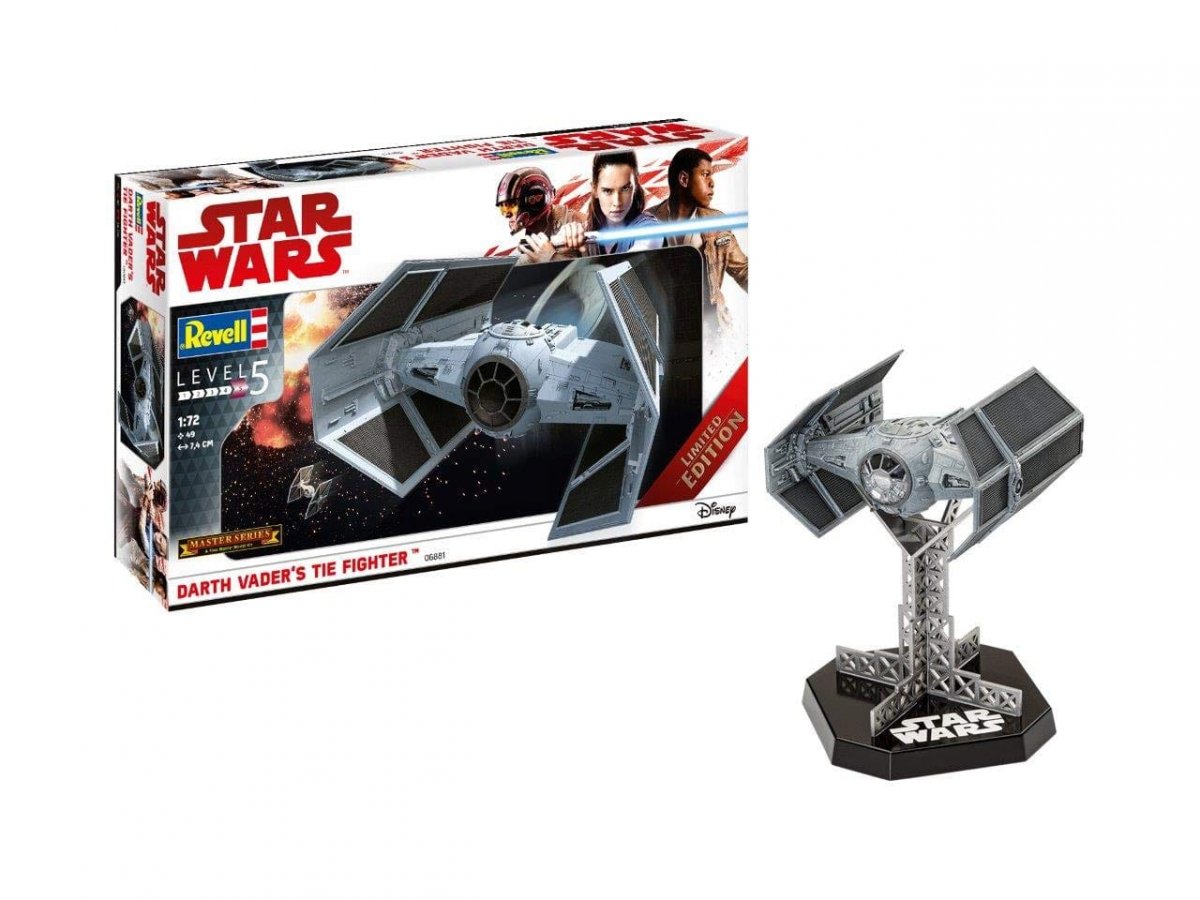 Revell 06881 Star Wars Darth Vader TIE Fighter 1/72 – immagine 2
