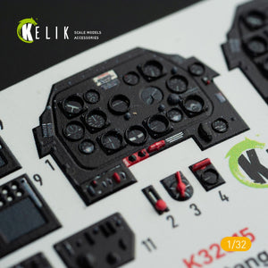 KELIK K32015 P-51D MUSTANG - INTERIOR 3D DECAL FOR TAMIYA KIT 1/32 – imagen 4
