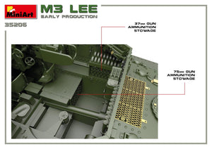 Miniart 35206 M3 Lee première production avec intérieur 1/35 – image 17