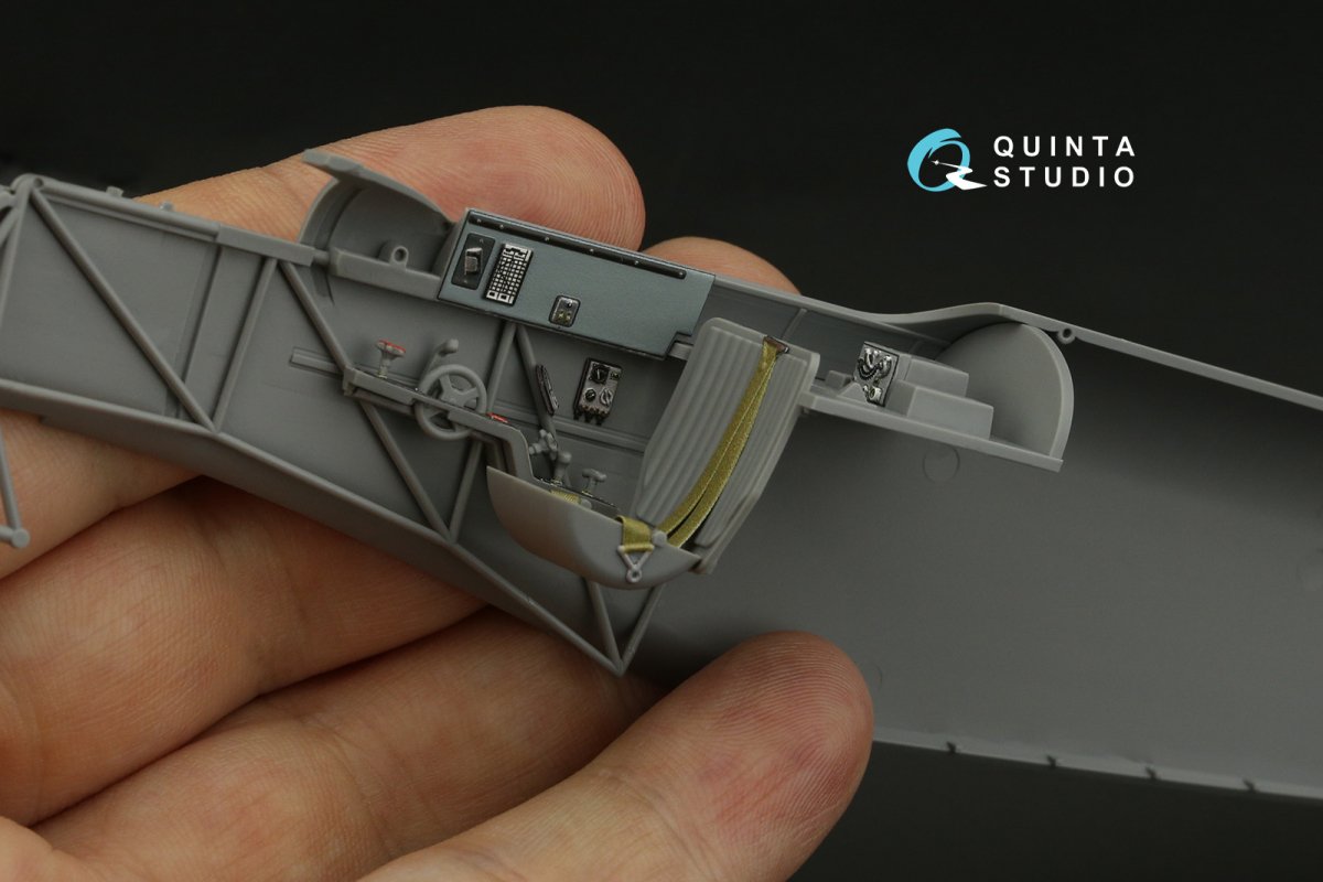 Quinta Studio QD32159 Yak-9 T/K 3D-Printed &amp;amp; coloured Interior on decal paper (ICM) 1/32 – imagen 3