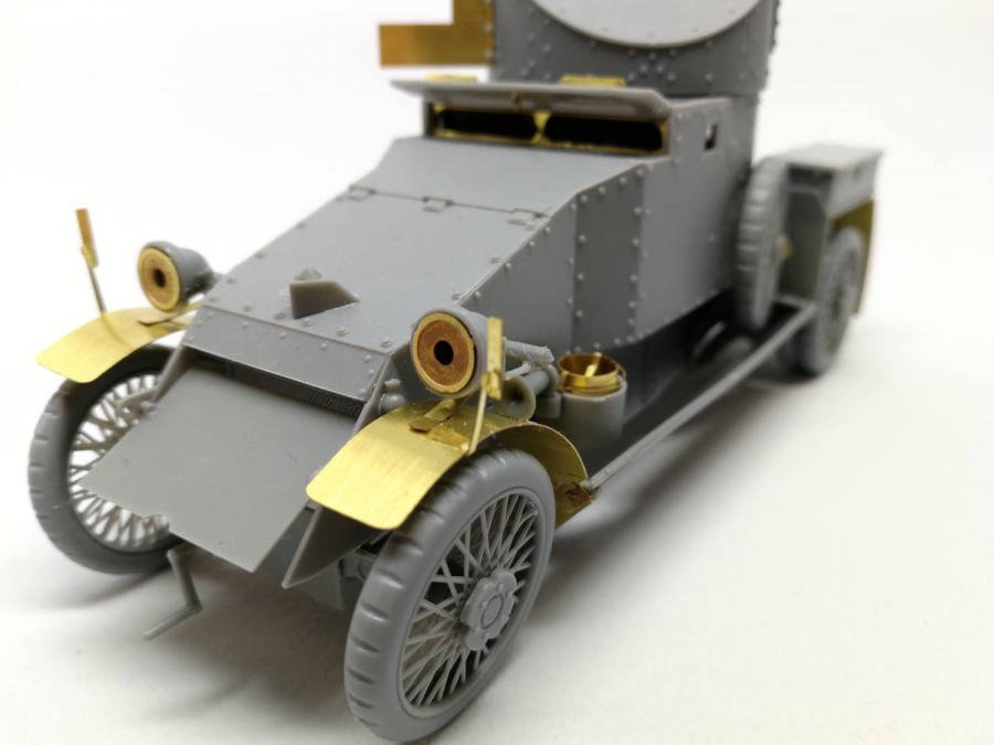 Ensemble de photodécoupe Copper State Models A35-001 Lanchester 1/35 – image 3