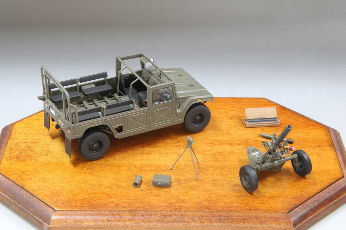 Fine Molds FM59 JGSDF 120mm Heavy Motar RT with Tractor 1/35 – Bild 2