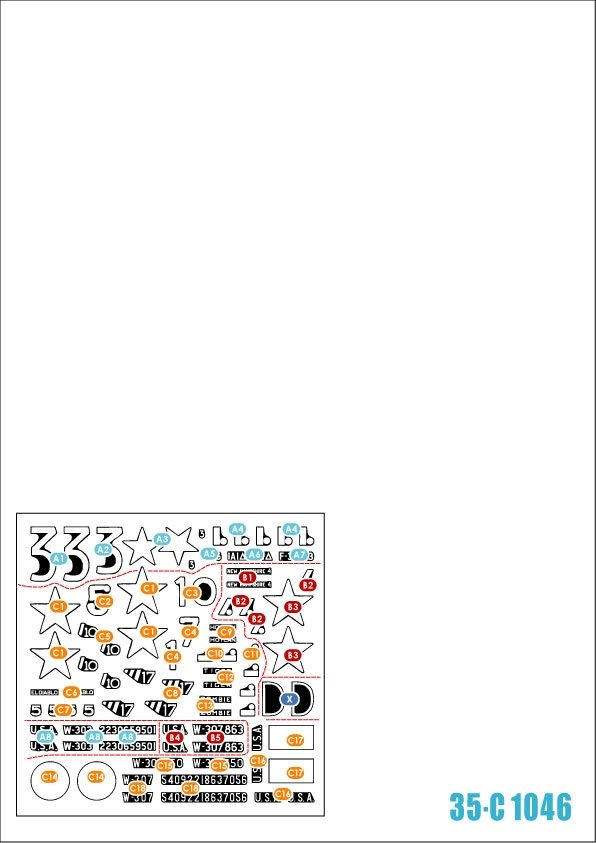 Star Decals 35-C1046 US in North Africa 1942-43 # 2 1/35 – immagine 2