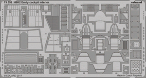 Intérieur du cockpit de l&amp;#39;Emily H8K2 d&amp;#39;Eduard 73592 HASEGAWA au 1/72 – image 2