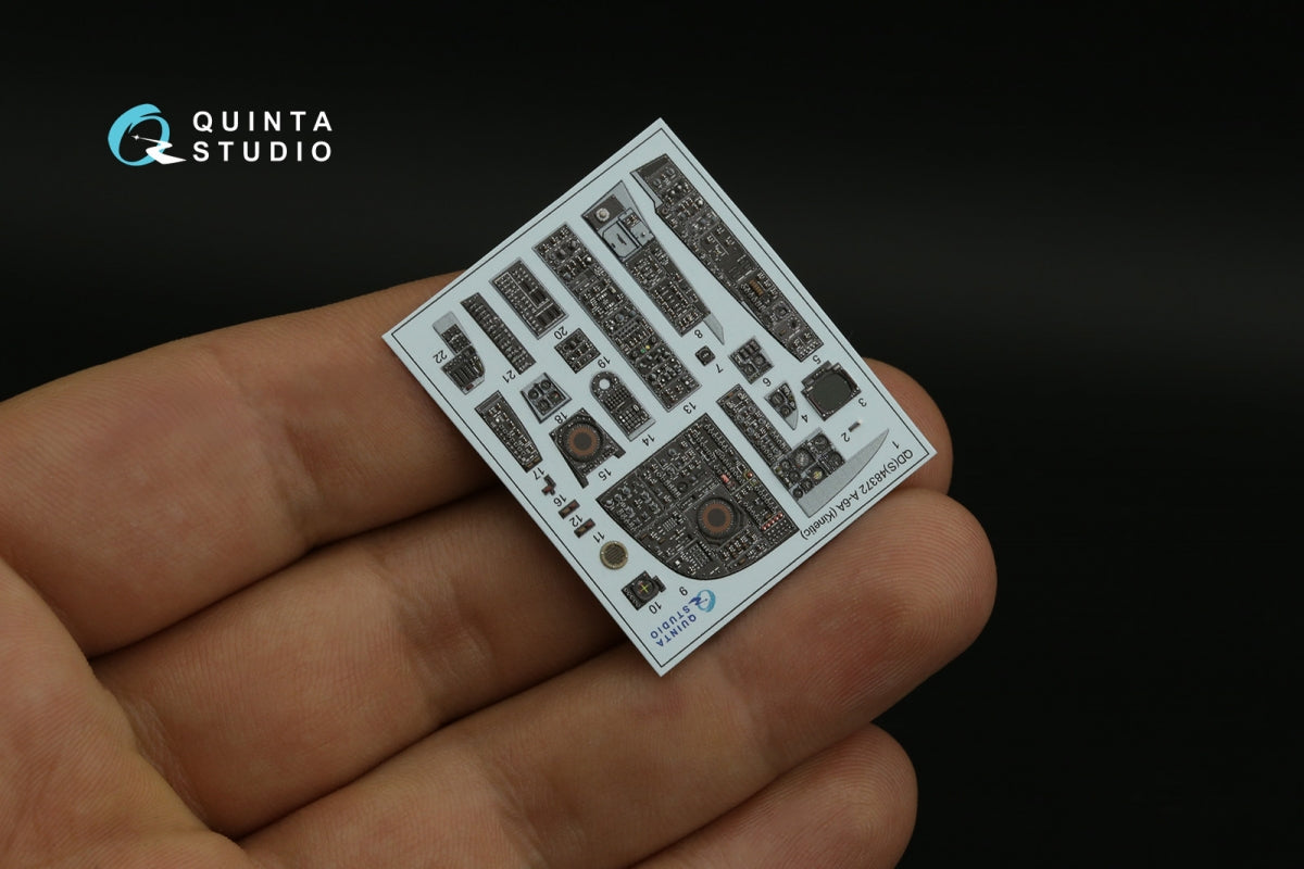 Quinta Studio QD48372 A-6A 3D-Printed &amp;amp; coloured Interior on decal paper (Kinetic) 1/48 – immagine 3