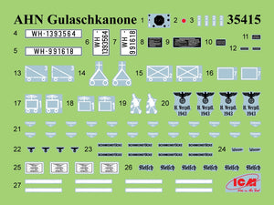 ICM 35415 Gulaschkanone, field kitchen in the AHN truck 1/35 – immagine 11