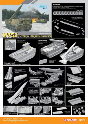 Dragon 3576 M752 TACTICAL BALLISTIC MISSILE LAUNCHER 1/35 – zdjęcie 2