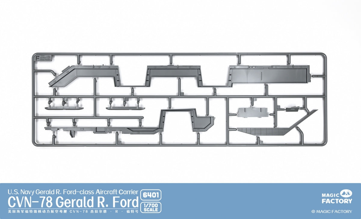 Magic Factory 6401 USS Gerald R. Ford (CVN-78) - Porte-avions de classe Gerald R. Ford de l&amp;#39;US Navy, échelle 1/700 – image 10