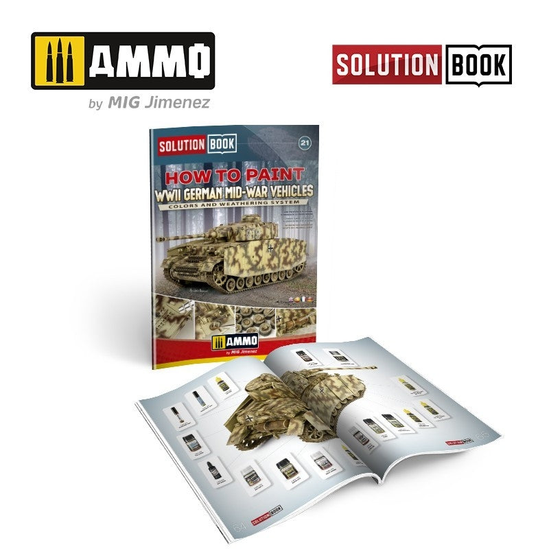 AMMO par Mig Jimenez 7727 SOLUTION BOX 21 – Véhicules allemands de la Seconde Guerre mondiale – image 4