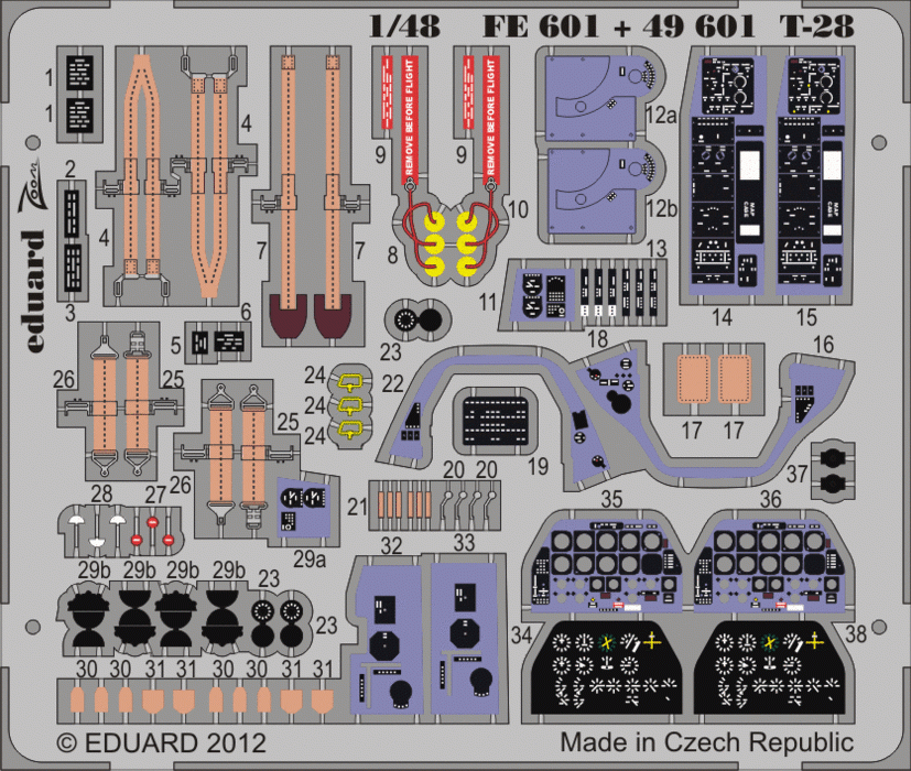 Eduard 49601 T-28 S. A. RODEN 1/48
