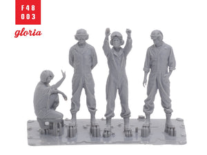 Gloria F48003 USMC Ground Crew 4 x 3D Printed figures 1/48 – imagen 6