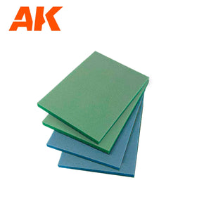 AK Interactive AK9327 SOFT AND SMOOTH SPONGE – SANDING PAD SET 4 UNITS – imagen 2