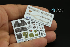 Quinta Studio QD32137 P-40E/K 3D-Printed &amp;amp; coloured Interior on decal paper (Hasegawa) 1/32 – immagine 7