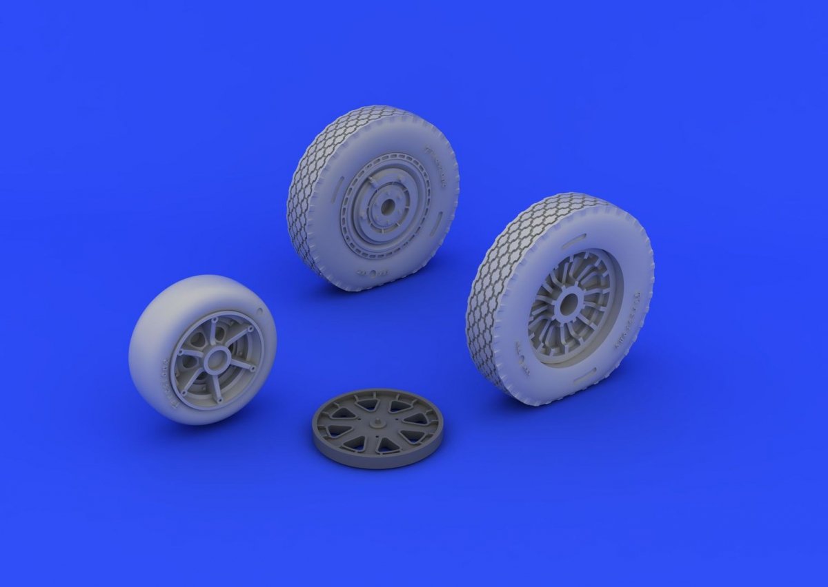 Eduard 648203 P-39 wheels late 1/48 (EDUARD) – zdjęcie 4