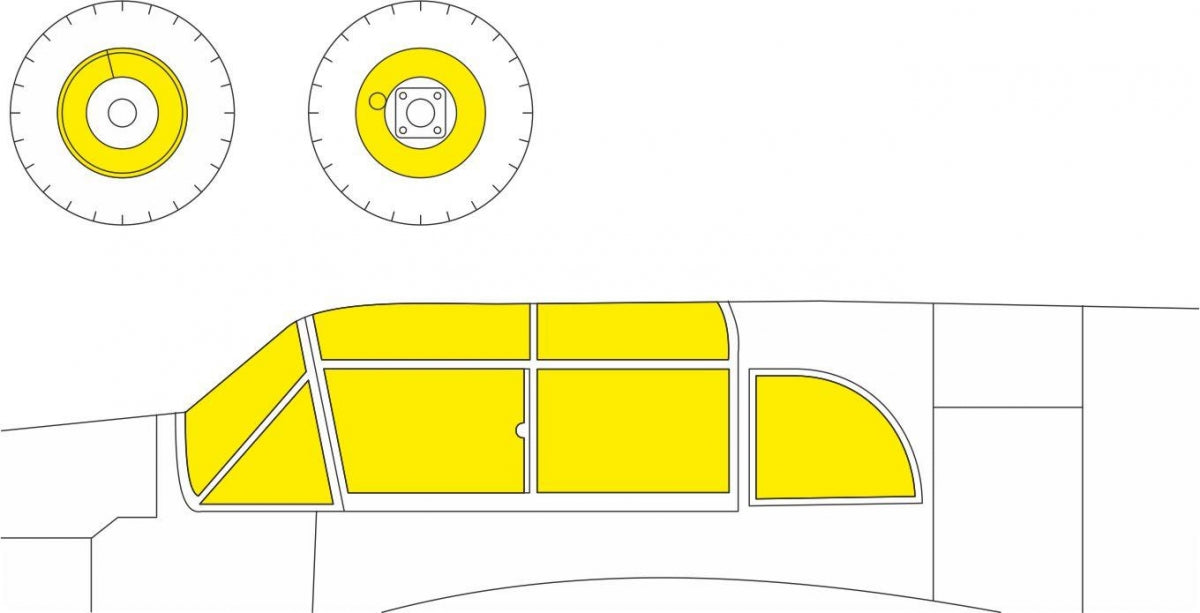 Eduard 644276 Bf 108 regular wheels LooKplus EDUARD 1/48 – Bild 12