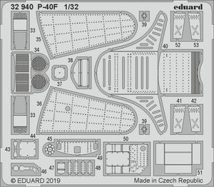 Eduard 32940 P-40F 1/32 TRUMPETER – zdjęcie 2