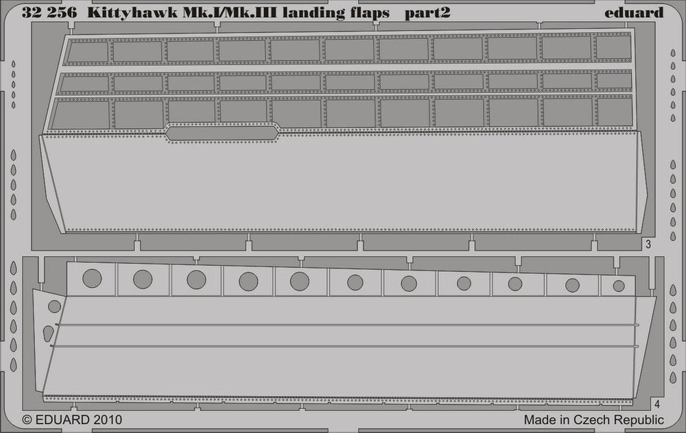 Eduard 32256 Kittyhawk Mk.I/Mk.III landing flaps HASEGAWA 1/32 – imagen 2