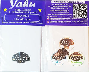 Yahu YMA4874 I-16 ICM tardif 1/48