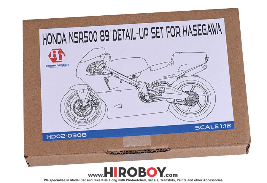 Hobby Design HD02-0308 Honda NSR500 "WGP500 Champion 1989" Detail-up Set (Hasegawa) 1/12