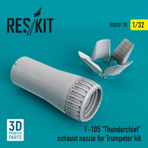 RESKIT RSU32-0070 F-105 &amp;quot;THUNDERCHIEF&amp;quot; EXHAUST NOZZLE FOR TRUMPETER KIT 1/32 – image 2