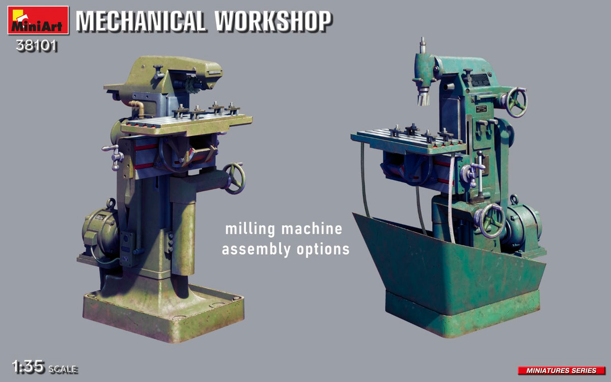 MiniArt 38101 MECHANICAL WORKSHOP includes 2 figures 1/35 – Bild 3