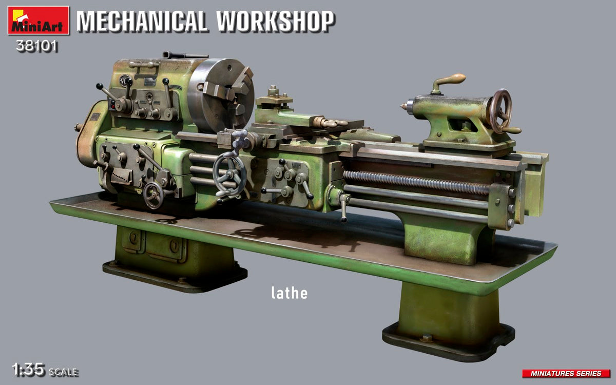 MiniArt 38101 MECHANICAL WORKSHOP includes 2 figures 1/35 – Bild 4