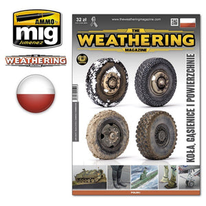 AMMO of Mig Jimenez 4524PL TWM Issue 25 WHEELS, TRACKS &amp;amp; SURFACES Polska wersja językowa