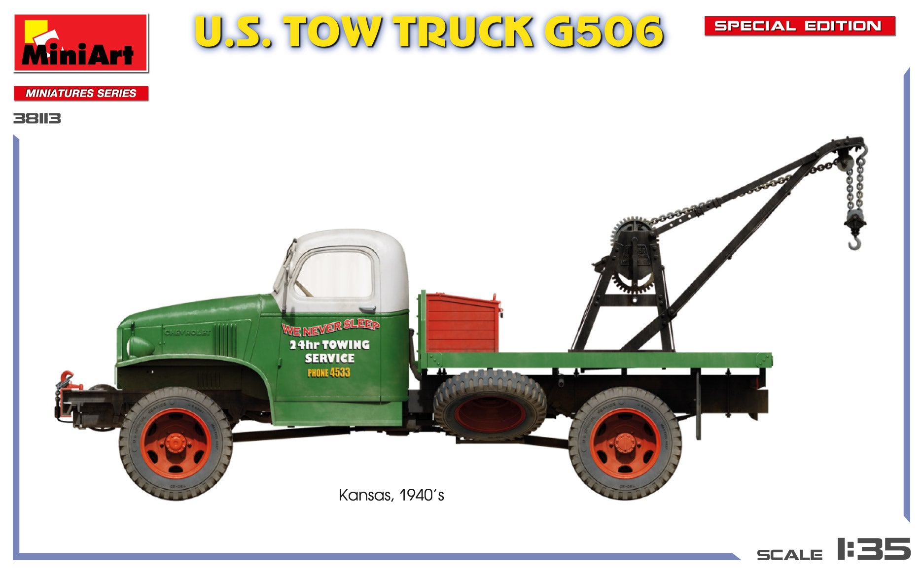 MiniArt 38113 U.S. Tow Truck G506. Special Edition 1/35 – immagine 5