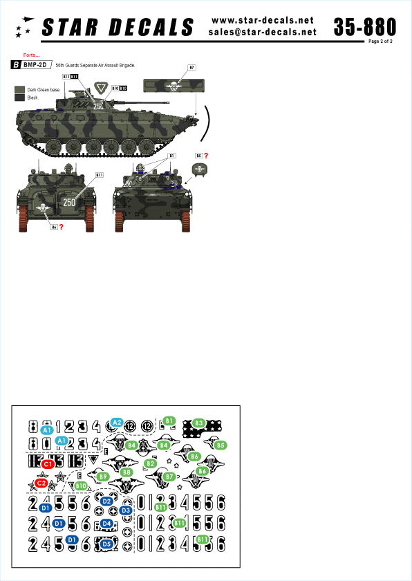 Star Decals 35-880 Soviet in Afghanistan part 4 1/35 – imagen 2