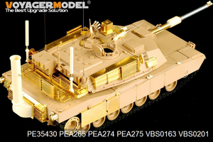 Jupes latérales Voyager Model PEA275 pour maquettes modernes de M1A1 et M1A2 de l&amp;#39;armée américaine (pour TAMIYA 35269) à l&amp;#39;échelle 1/35 – image 3