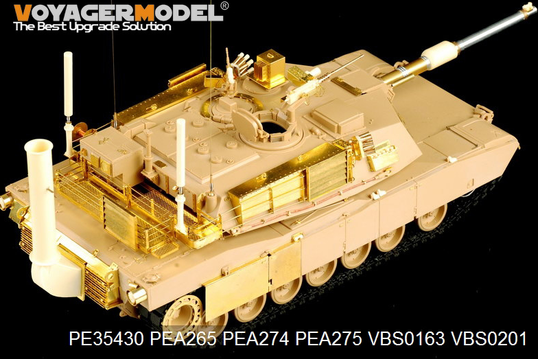 Jupes latérales Voyager Model PEA275 pour maquettes modernes de M1A1 et M1A2 de l&amp;#39;armée américaine (pour TAMIYA 35269) à l&amp;#39;échelle 1/35 – image 3