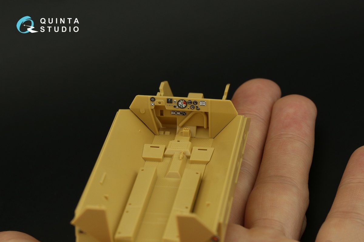 Quinta Studio QD48293 Sd.Kfz 251/1 Ausf.D 3D-Printed &amp;amp; coloured Interior on decal paper (Tamiya) 1/48 – imagen 4