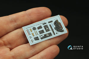 Intérieur imprimé en 3D et coloré sur papier décalcomanie Quinta Studio QD48515 Do 335A-12 Trainer (Tamiya) 1/48 – image 5