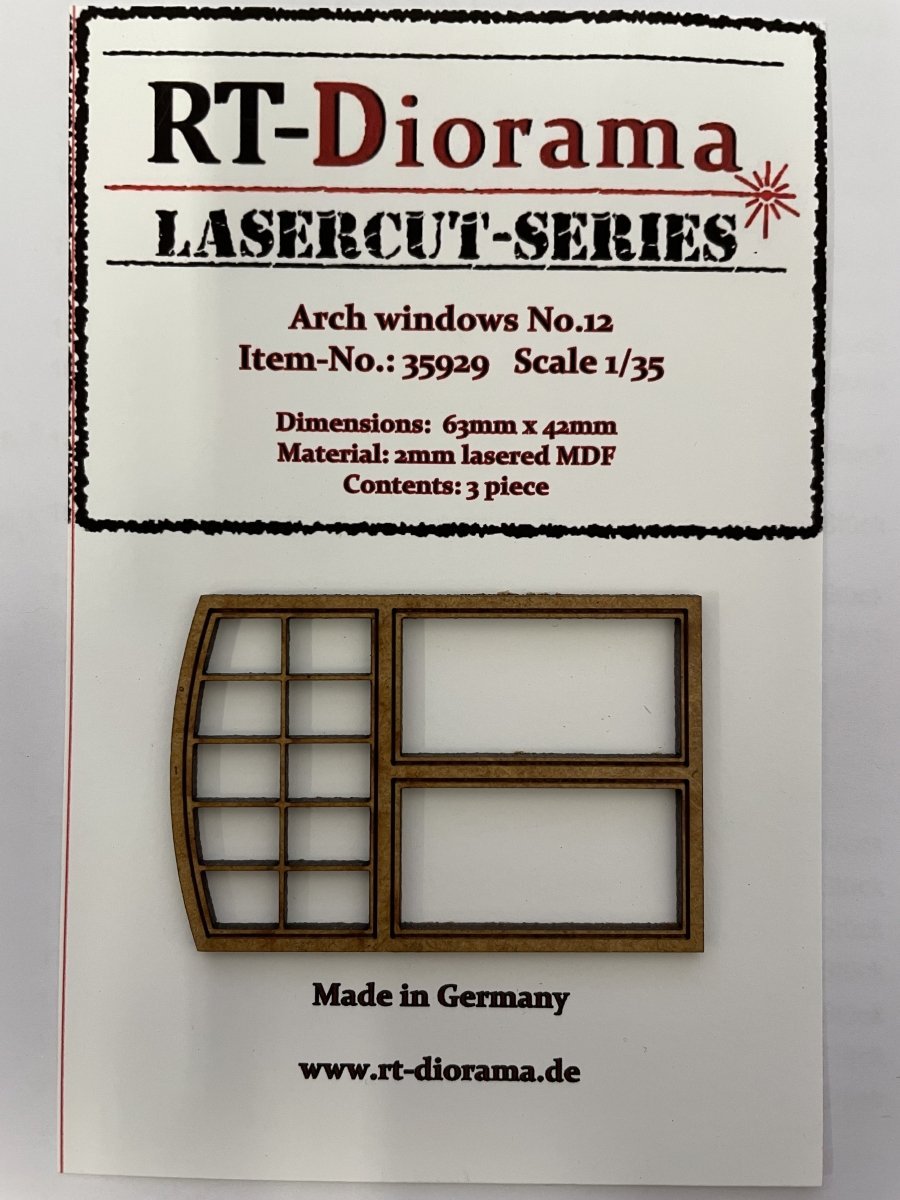 RT-Diorama 35929 Arch windows No.12 1/35