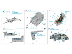 Quinta Studio QD72089 Su-24MR 3D-Printed &amp;amp; coloured Interior on decal paper (Trumpeter) 1/72 – imagen 2