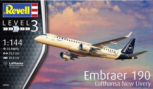 Revell 03883 Embraer 190 Lufthansa Nouvelle livrée 1/144