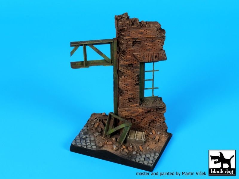 Black Dog D35113 Stalingrad factory ruin base 1/35 – imagen 3