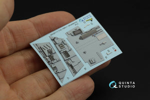 Quinta Studio QD32111 F/A-18A++ 3D-Printed &amp;amp; colored Interior on decal paper (Academy) 1/32 – image 4