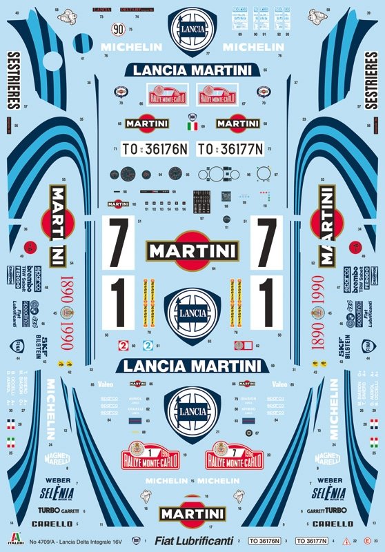 Italeri 4709 Lancia Delta HF integrale 16v 1/12 – Bild 4