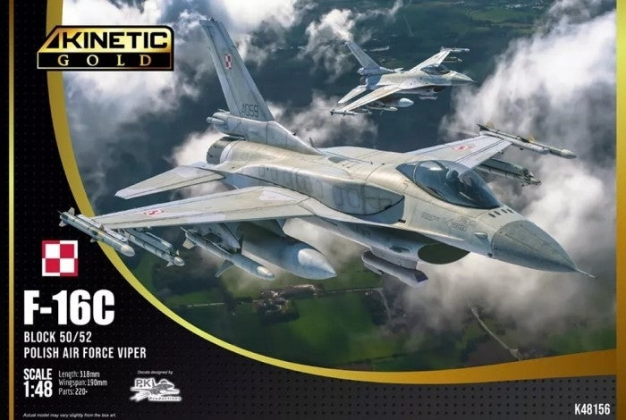 Kinetic K48156 F-16C Block 52 Viper Armée de l&amp;#39;air polonaise 1/48 – image 2