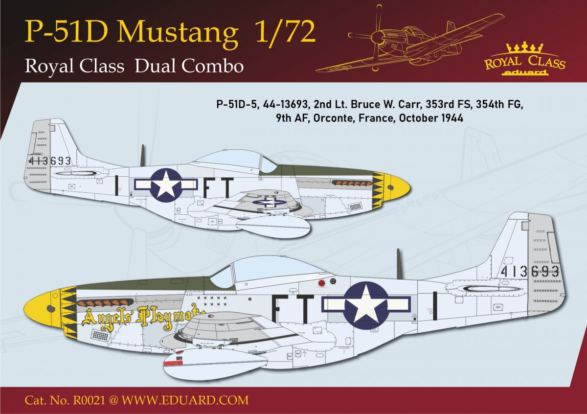 Eduard R0021 P-51D MUSTANG DUAL COMBO 1/72 – imagen 27