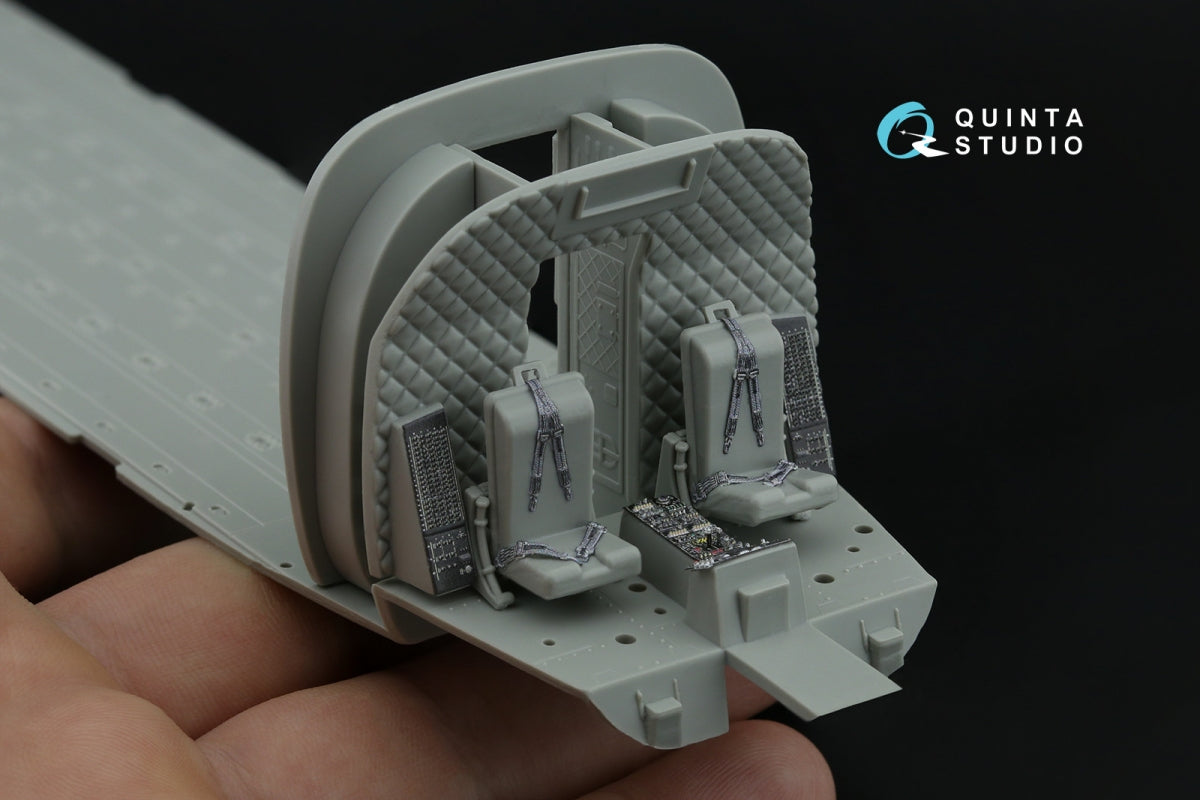 Quinta Studio QD48506 CH-47A 3D-Printed coloured Interior on decal paper (Italeri) 1/48 – immagine 8