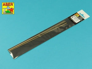 Aber BR15 Brass round rods Ø 1.5mm length 245mm x 3 pcs. – image 3