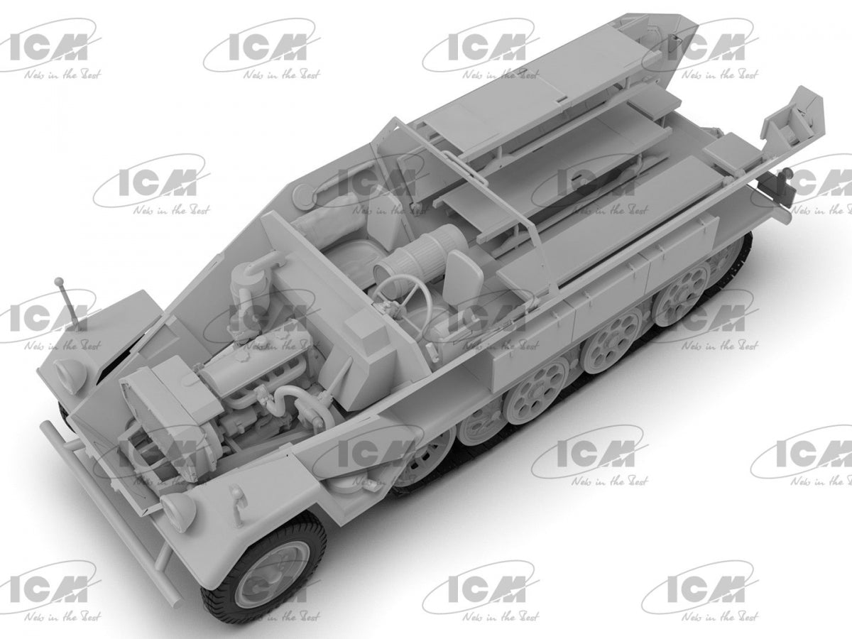 ICM 35113 Krankenpanzerwagen Sd.Kfz. 251/8 Ausf А, variante de livrée pour le Front de l&amp;#39;Est, 1941-42 1/35 – image 7