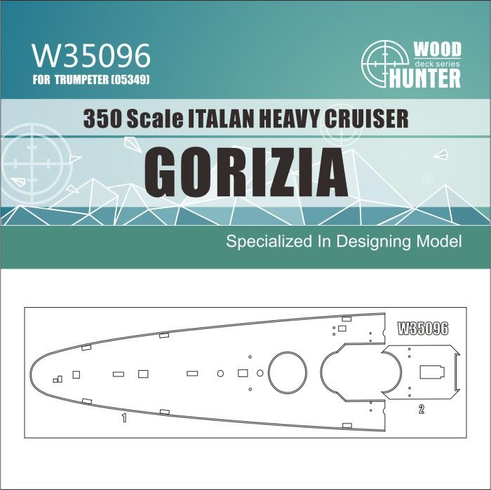 Wood Hunter W35096 ITALAN HEAVY CRUISER GORIZIA 1/350 – Bild 2
