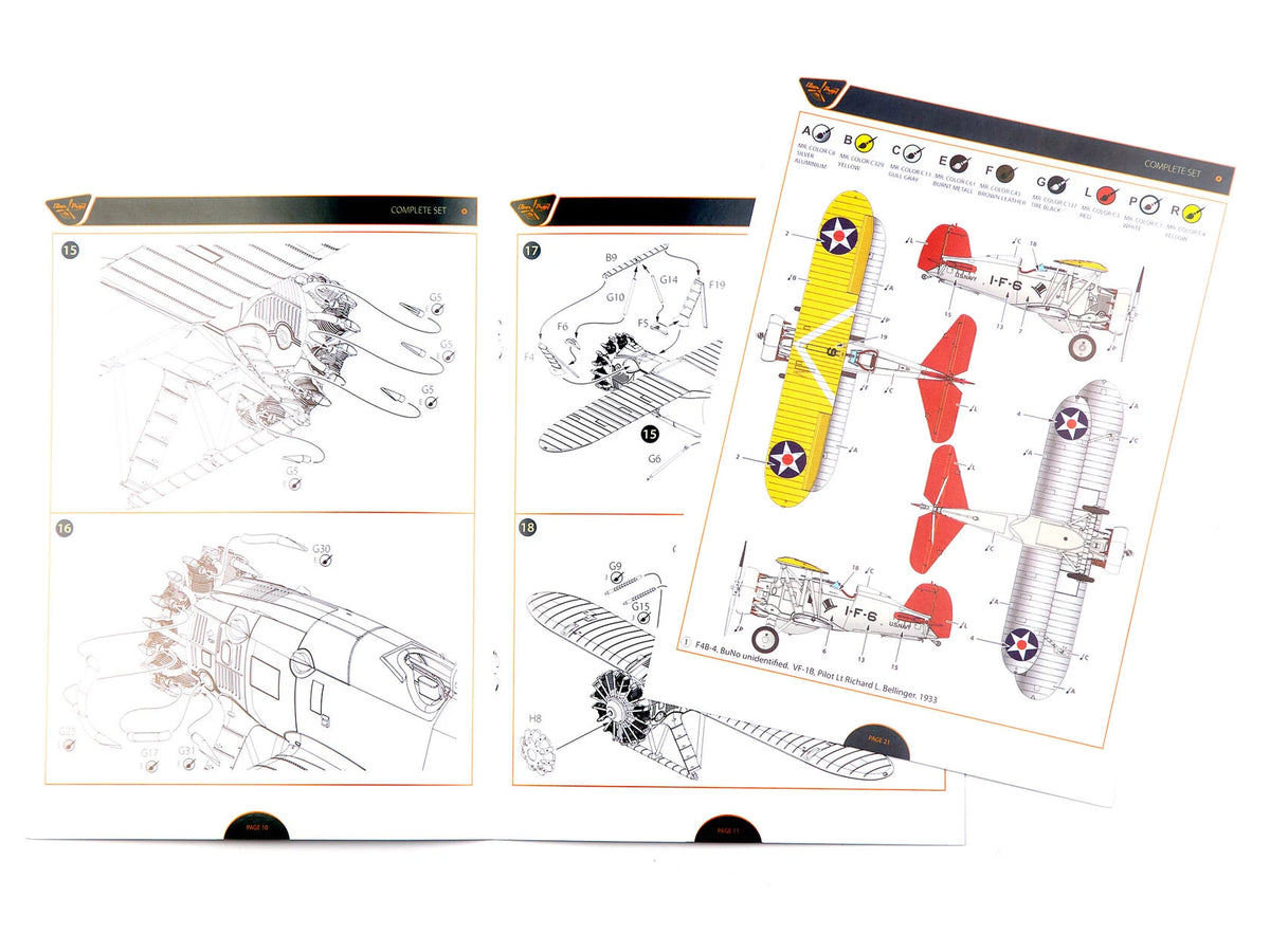 Clear Prop! CP4826 Boeing F4B-4 in US Navy Service 1/48 – immagine 33
