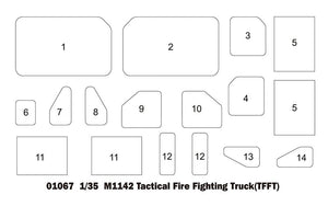 Trumpeter 01067 M1142 HEMTT TFFT (Tactical Fire Fighting Truck) 1/35 – immagine 4