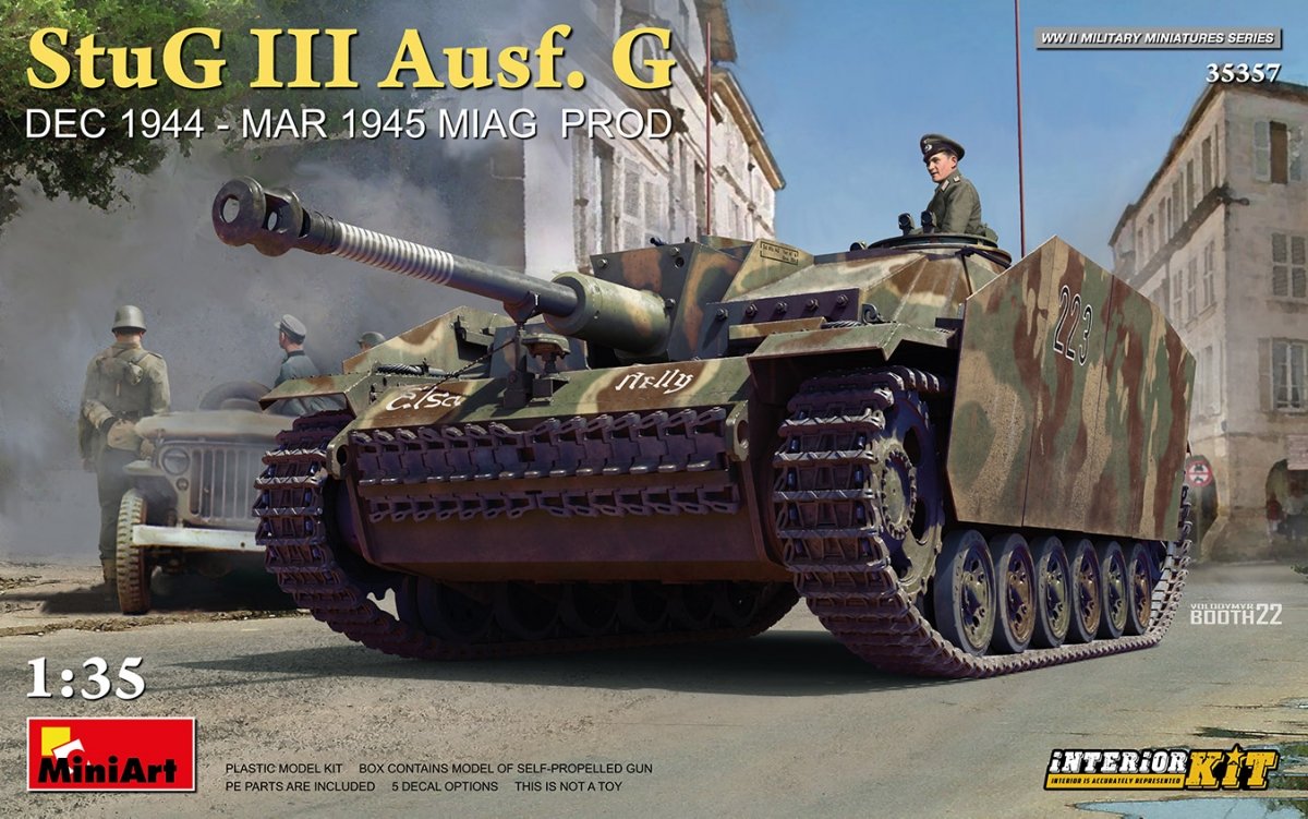 MiniArt 35357 StuG III Ausf. G DÉC. 1944 – MARS 1945 MIAG PROD. KIT D'INTÉRIEUR 1/35