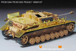 Voyager Model PE351203 WWII German StuG.IV Fenders (For RFM 5060) 1/35 – imagen 2